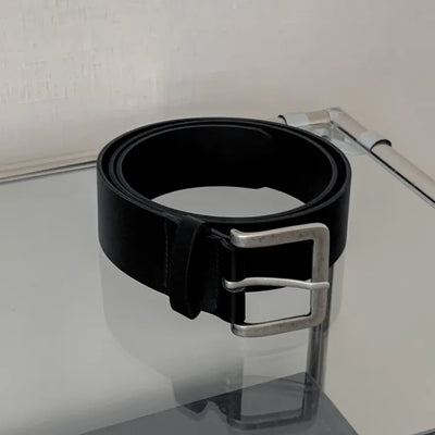 Big square buckle belt