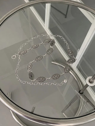 Ethnic Metal Chain Belt