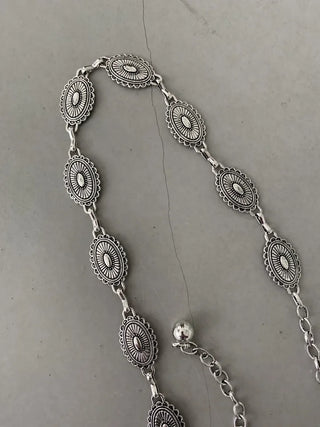 Ethnic Metal Chain Belt