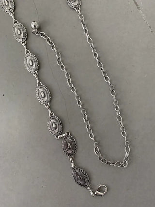 Ethnic Metal Chain Belt