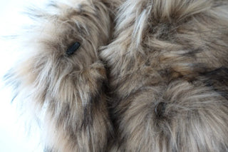 High-quality fabric change 2 colors* Long hair midi fur jacket