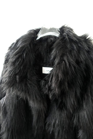 High-quality fabric change 2 colors* Long hair midi fur jacket