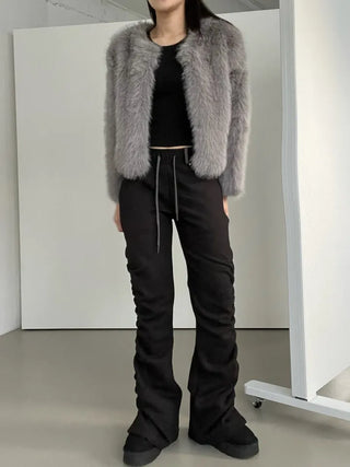 Saturday Crop Faux Fur Jacket