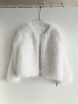Saturday Crop Faux Fur Jacket