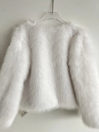 Saturday Crop Faux Fur Jacket