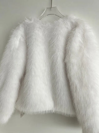 Saturday Crop Faux Fur Jacket