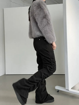 Saturday Crop Faux Fur Jacket