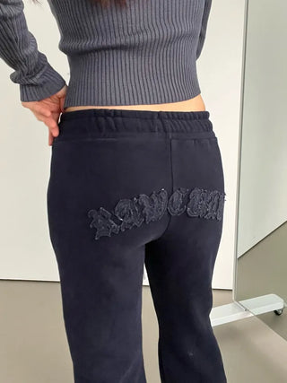 Lettering Low Fleece Training Crop Zip-Up