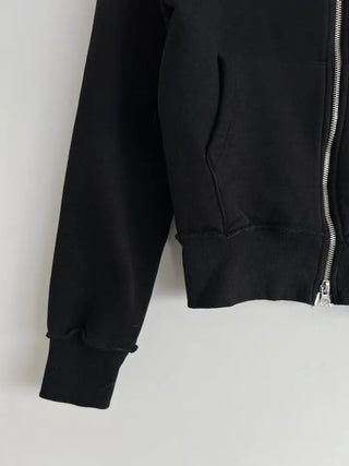 Lettering Low Fleece Training Crop Zip-Up