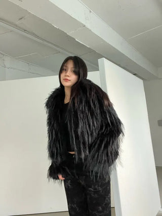 Hairy Mars Short Fur Jacket