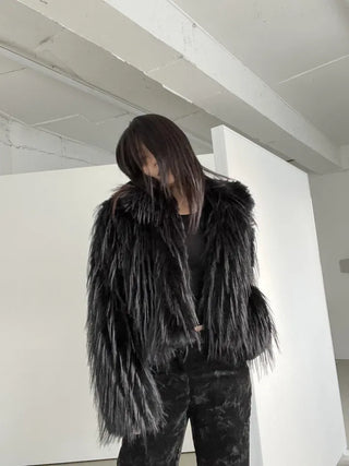 Hairy Mars Short Fur Jacket