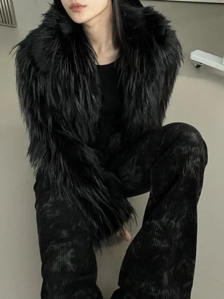 Hairy Mars Short Fur Jacket