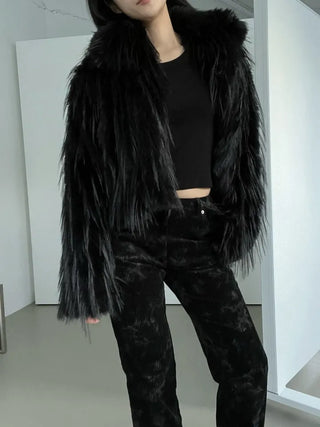 Hairy Mars Short Fur Jacket