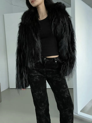 Hairy Mars Short Fur Jacket