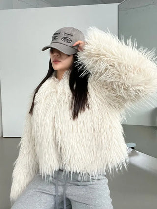 Hairy Mars Short Fur Jacket