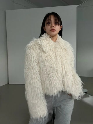 Hairy Mars Short Fur Jacket