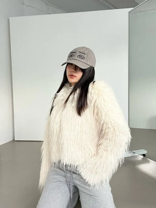 Hairy Mars Short Fur Jacket