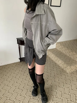 Pigment Washed Cotton Blouson