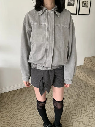 Pigment Washed Cotton Blouson