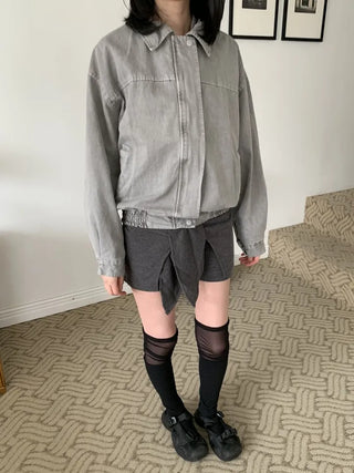 Pigment Washed Cotton Blouson