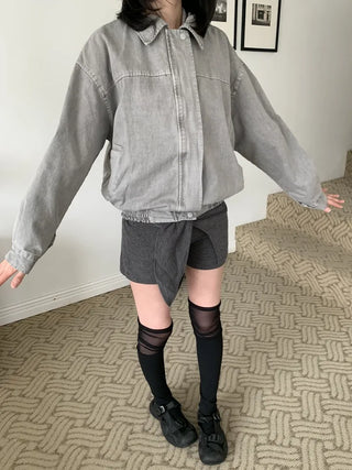 Pigment Washed Cotton Blouson