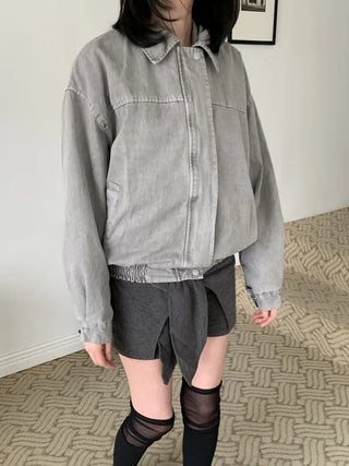 Pigment Washed Cotton Blouson