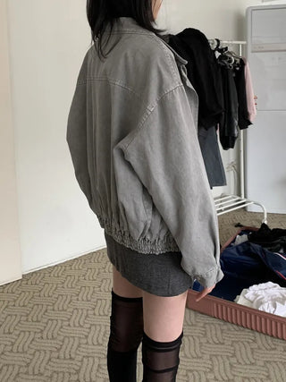 Pigment Washed Cotton Blouson