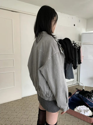 Pigment Washed Cotton Blouson