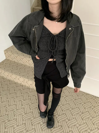 Pigment Washed Cotton Blouson