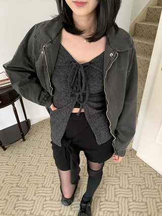 Pigment Washed Cotton Blouson