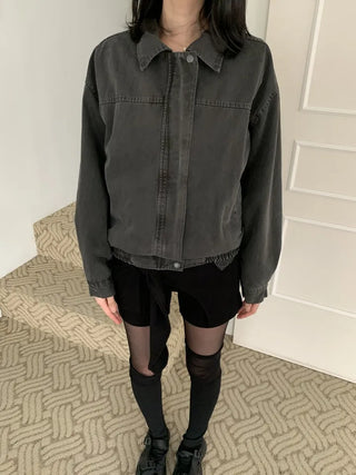 Pigment Washed Cotton Blouson