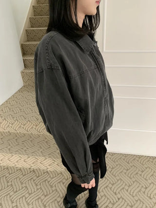 Pigment Washed Cotton Blouson