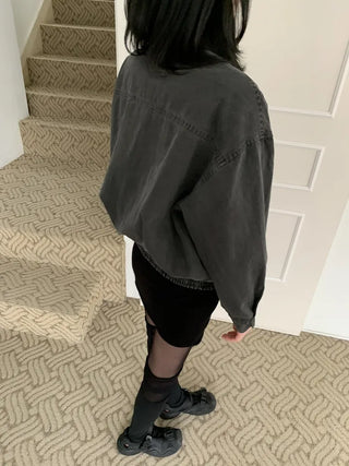 Pigment Washed Cotton Blouson