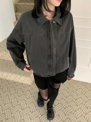 Pigment Washed Cotton Blouson