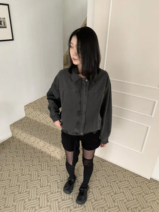 Pigment Washed Cotton Blouson