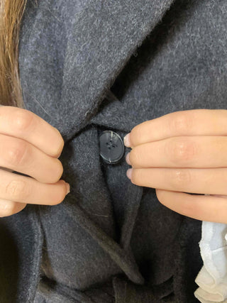 Barebelt Loose Fit Cardigan Handmade Wool Coat