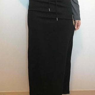 Modern Simple Elastic Slim H-Line Long Skirt