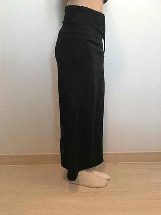 Modern Simple Elastic Slim H-Line Long Skirt