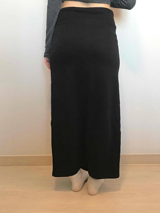 Modern Simple Elastic Slim H-Line Long Skirt
