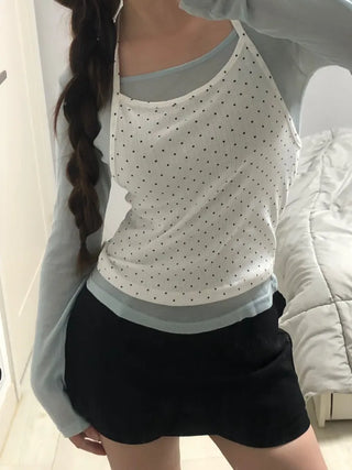 Damu Simple Basic Mini Pants Skirt