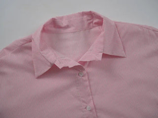 Bico Striped Delicate Boxy Fit Summer Shirt