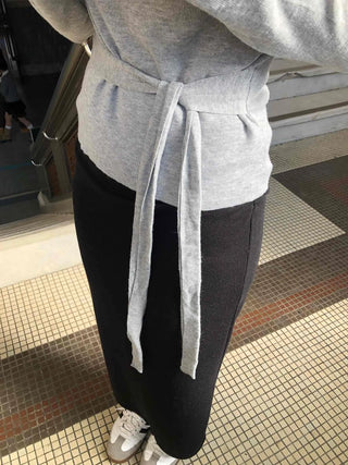 Daily Simple Straight H-Line Long Skirt