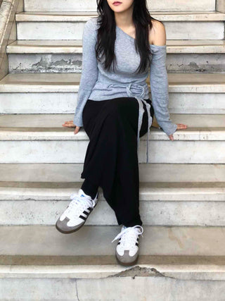 Daily Simple Straight H-Line Long Skirt