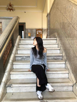 Daily Simple Straight H-Line Long Skirt