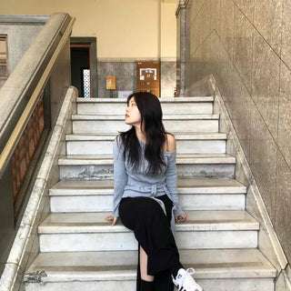 Daily Simple Straight H-Line Long Skirt