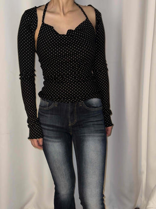 Coated leather texture mid-rise flare denim pants