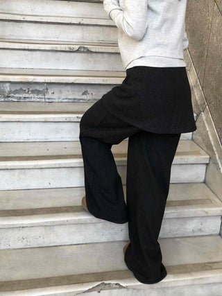 Big Cargo Pocket Volume Elastic Waist Wide Pants