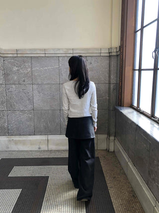 Big Cargo Pocket Volume Elastic Waist Wide Pants
