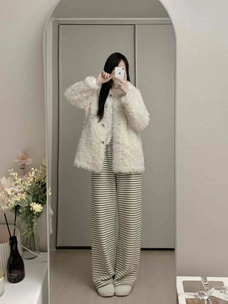High-Waisted Border Drawstring Maxi Training Pants