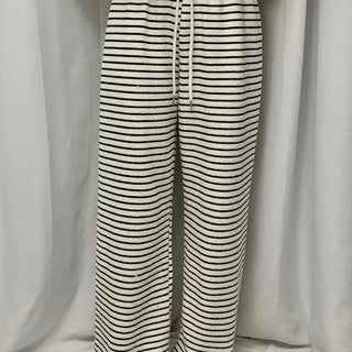 High-Waisted Border Drawstring Maxi Training Pants